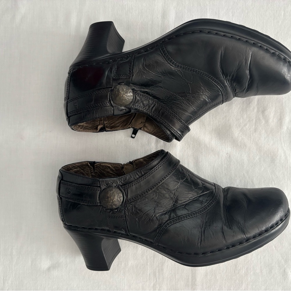 Josef Seibel Black Ankle Booties Size 41  (EU) 10/10.5 (USA) - Picture 4 of 11